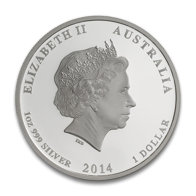 2014 $1 100th Anniversary of Australian Military Aviation - Fine Silver Coin