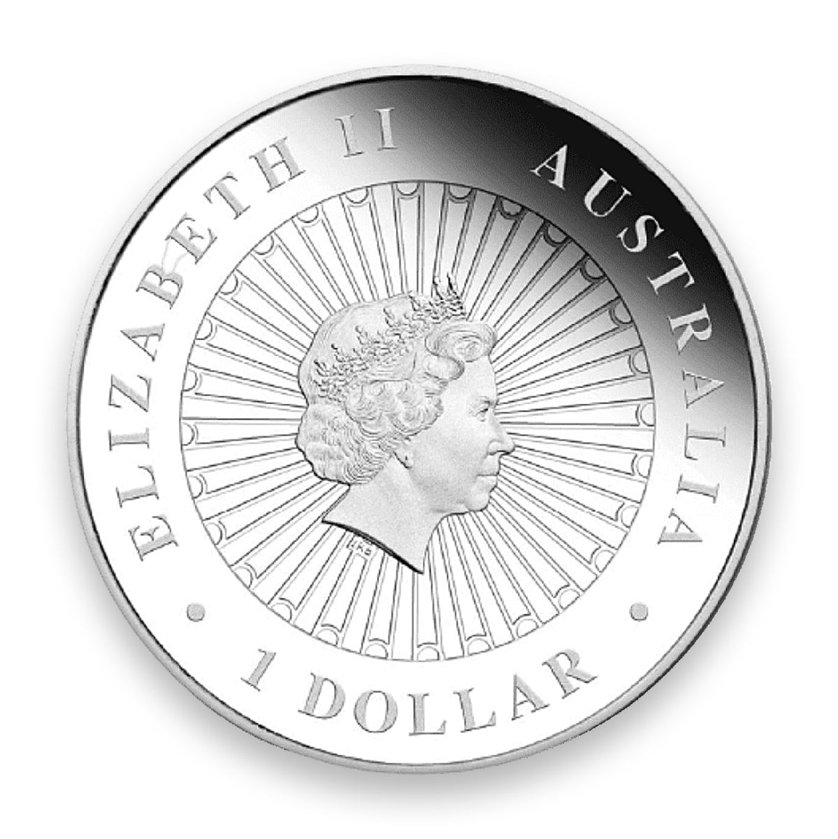 2014 $1 Australian Opal Series: The Tasmanian Devil - Pure Silver Coin