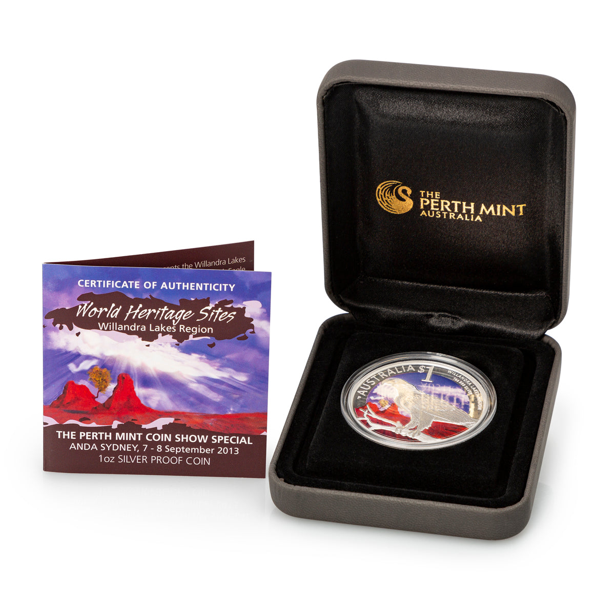 2013 $1 World Heritage Sites: Wilandra Lakes Region - Fine Silver Coin