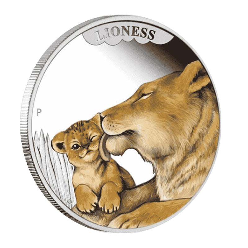 2014 50 Cent Mother's Love: Lioness - Fine Silver Coin