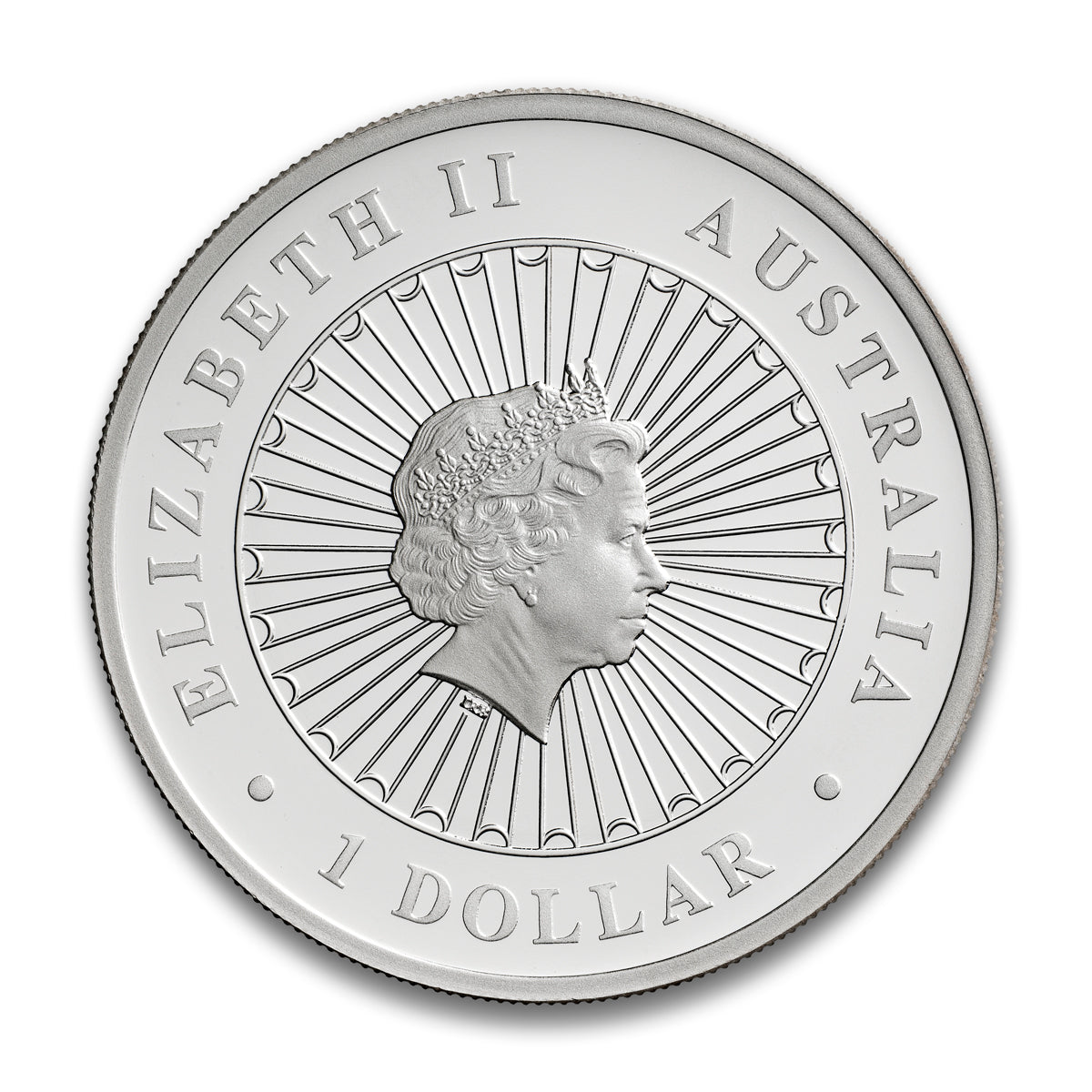 2015 $1 Australian Opal Series: The Rough-Scaled Python - Pure Silver Coin