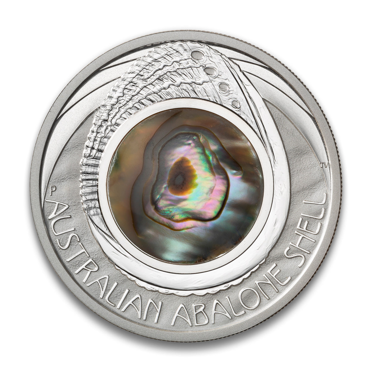 2014 $1 Shell Coin: Australian Abalone - Pure Silver Coin
