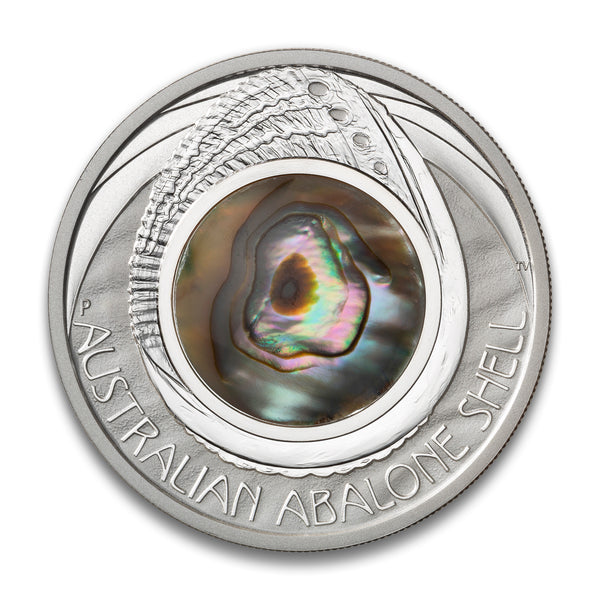 2014 $1 Shell Coin: Australian Abalone - Fine Silver Coin