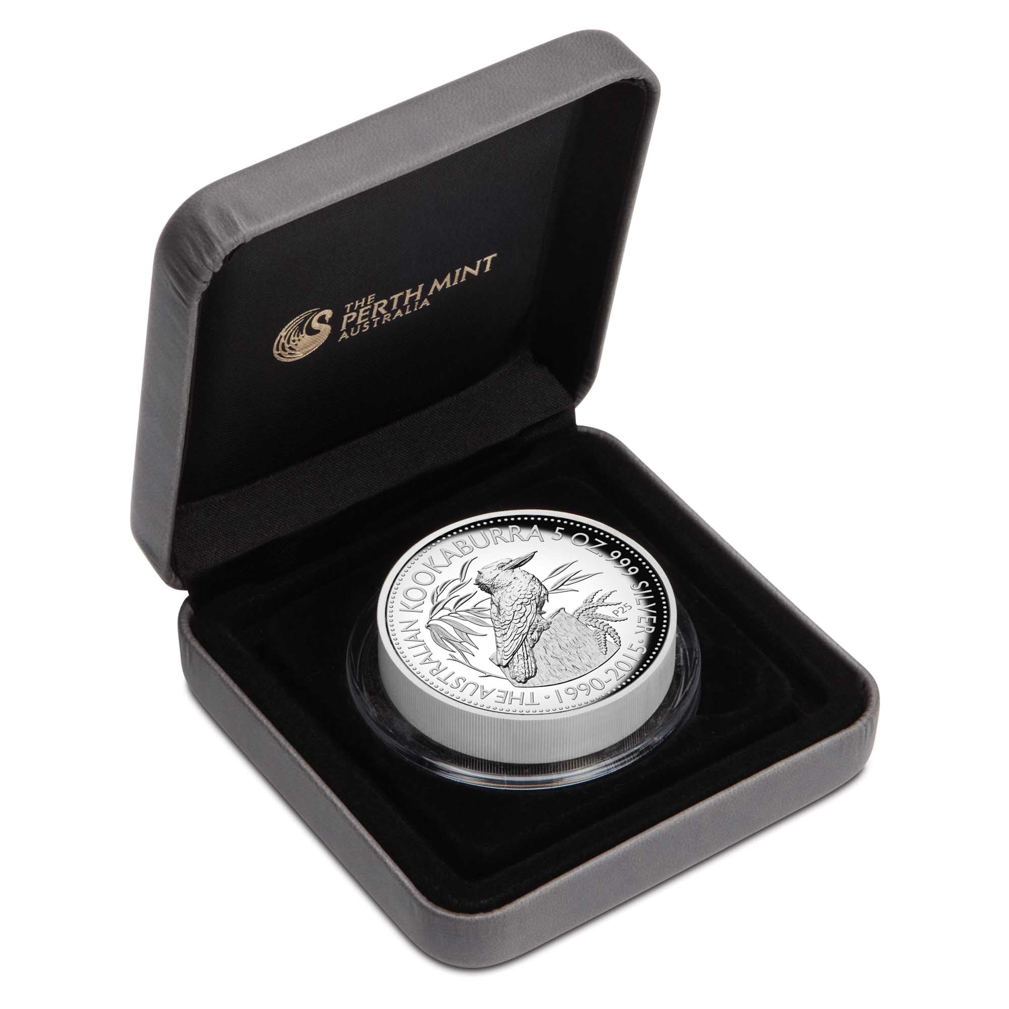 2015 $8 25th Anniversary of the Australian Kookaburra - Pure Silver Coin