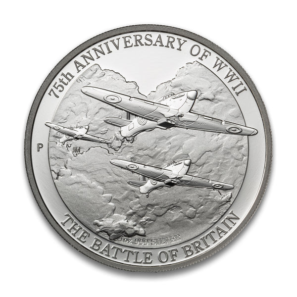 2015 $1 75th Anniversary of WWII: The Battle of Britain - Fine Silver Coin