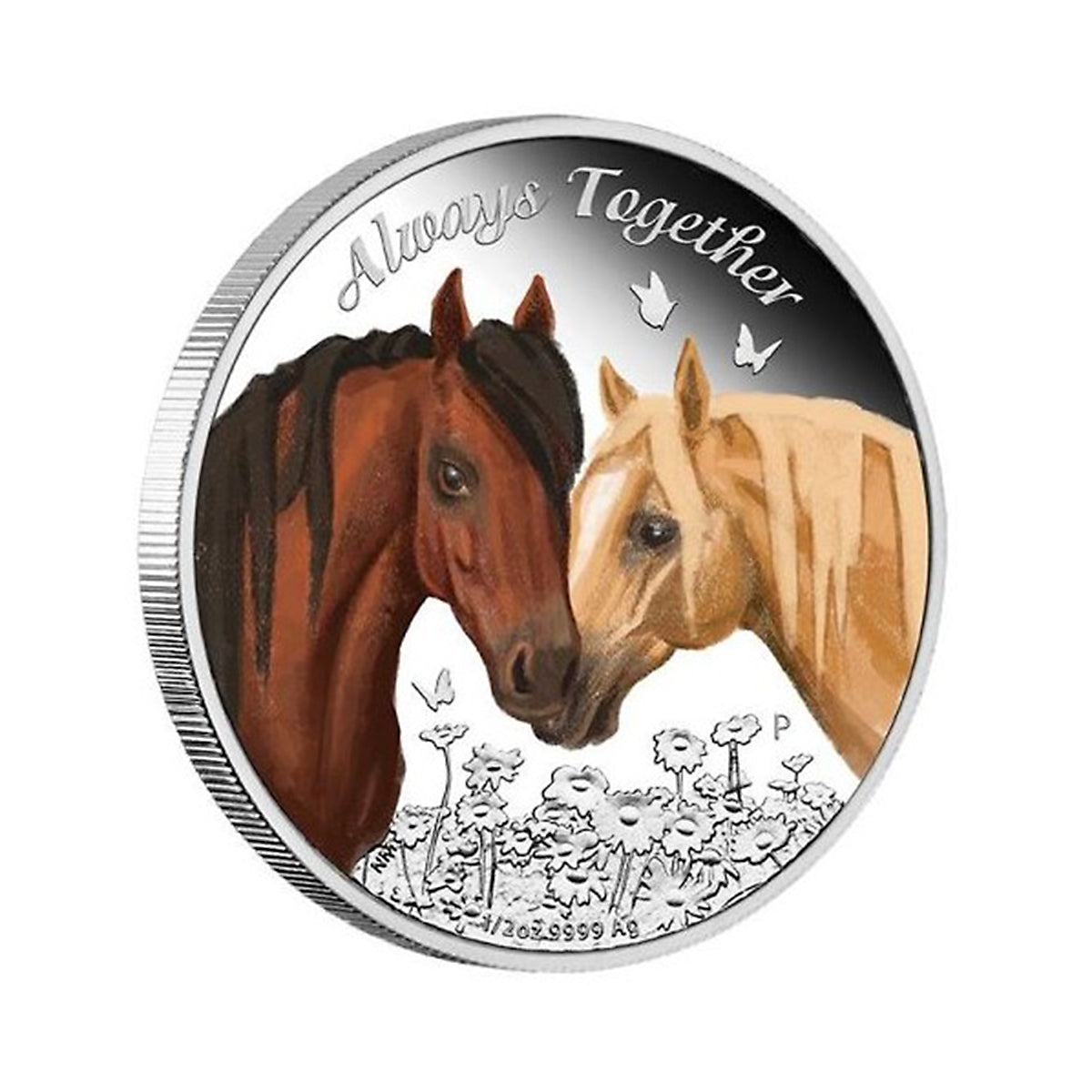 2017 50 Cent Always Together - Pure Silver Coin