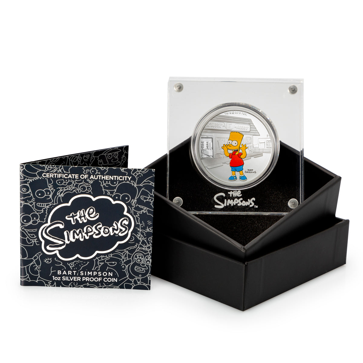 2019 $1 The Simpsons: Bart Simpson - Fine Silver Coin