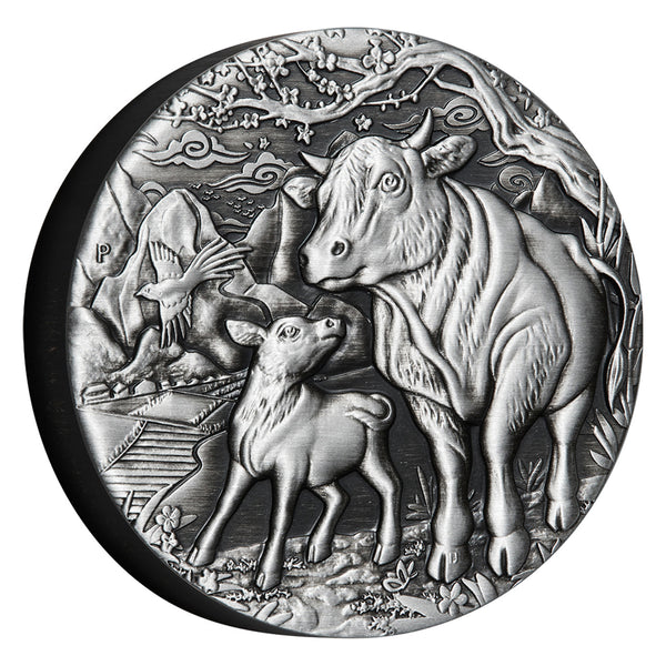 2021 $2 Lunar Ox - Pure Silver Coin Default Title