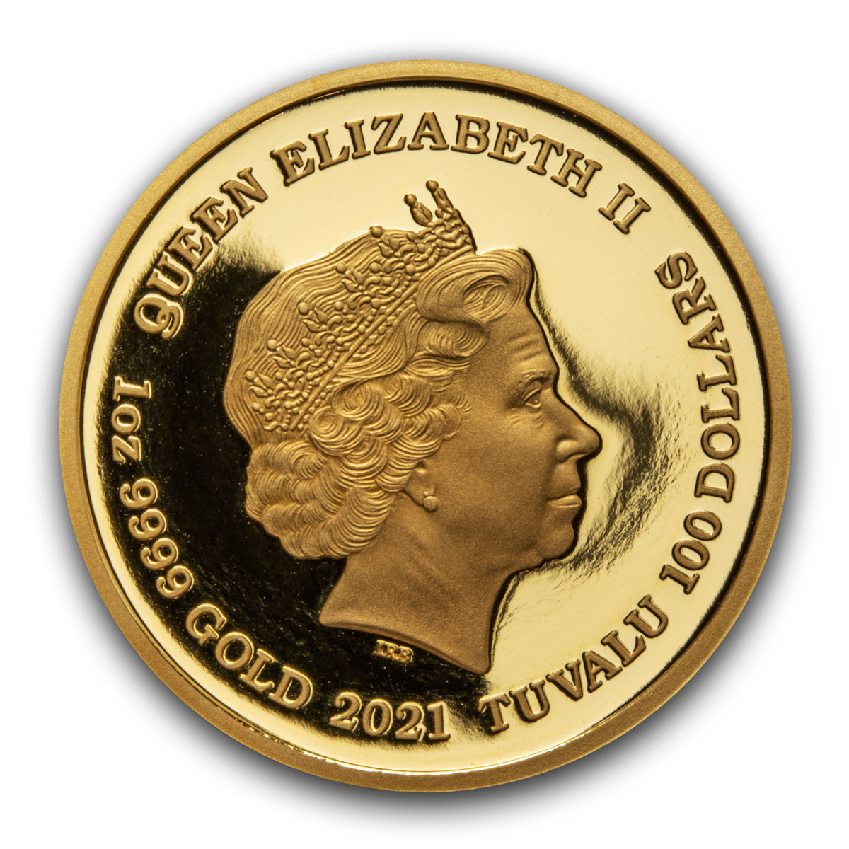 2021 $100 Laughing Buddha - Pure Gold Coin