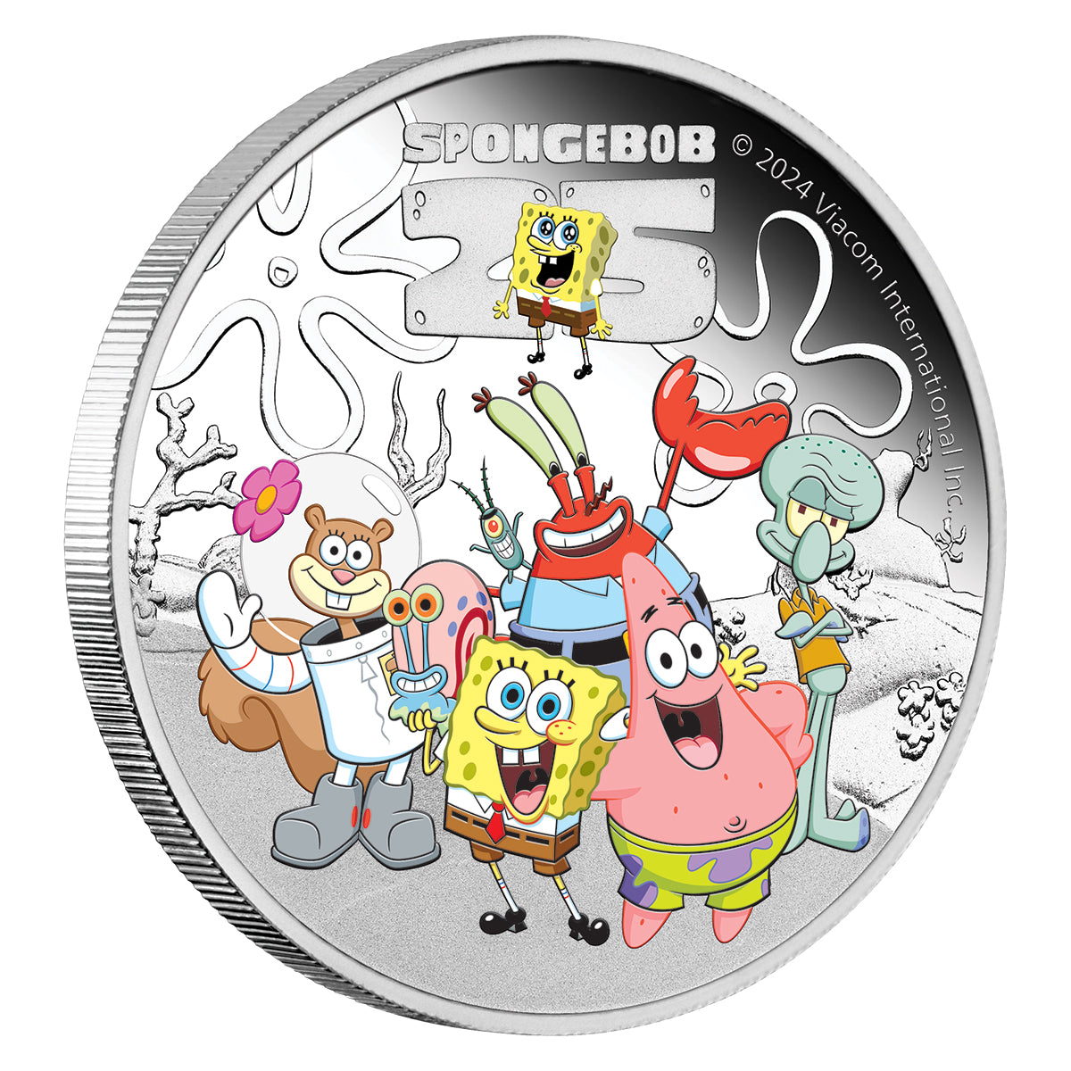 2024 $1 SpongeBob & Friends - Pure Silver Coin