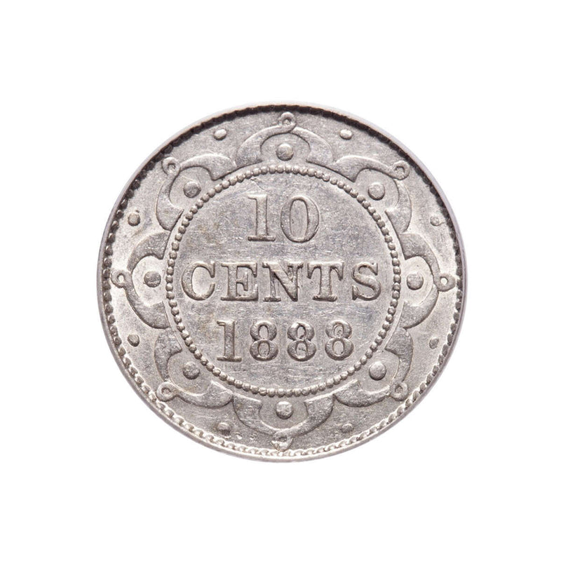 NFLD 10 cent 1888  PCGS AU-50