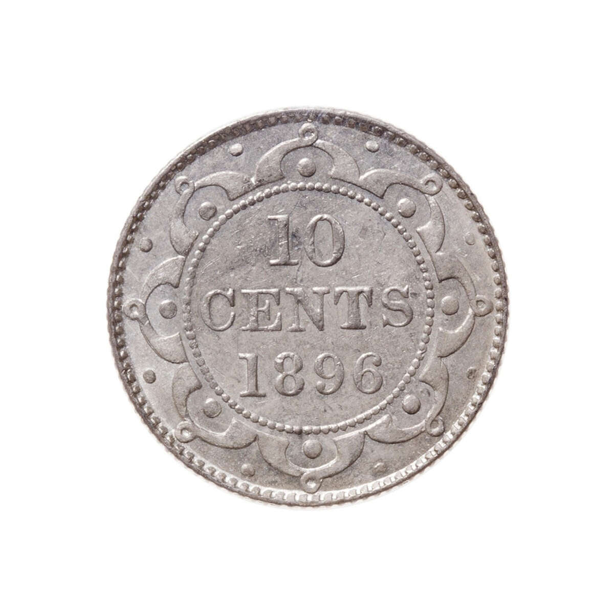 NFLD 10 cent 1896  ICCS AU-55