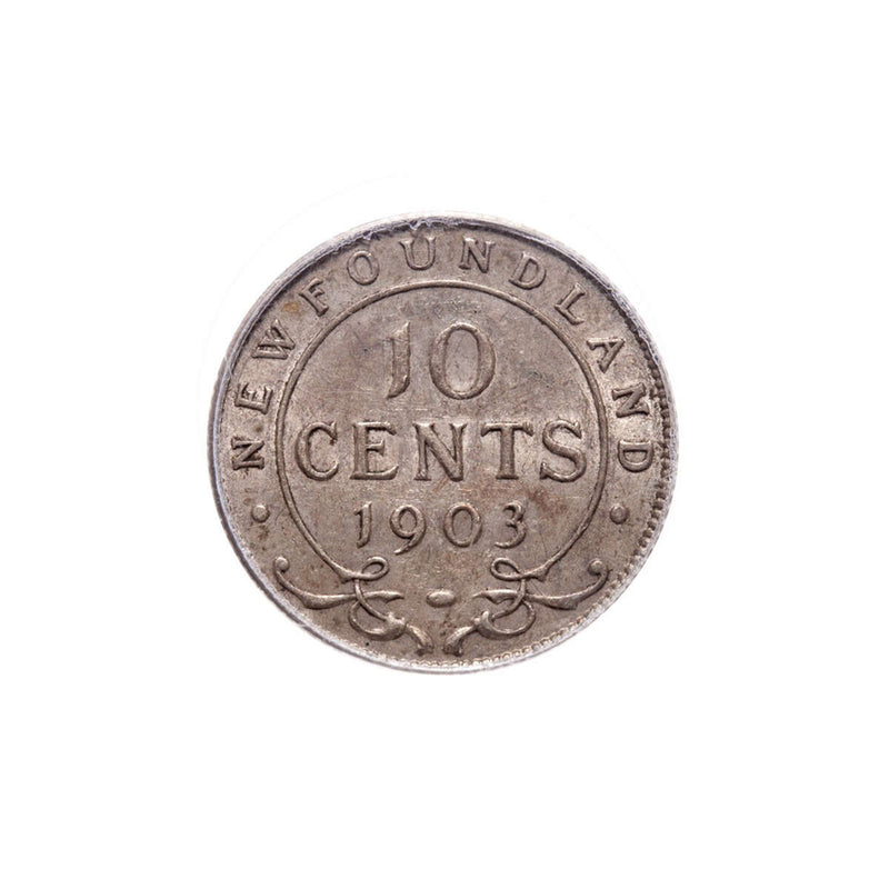NFLD 10 cent 1903  PCGS AU-55