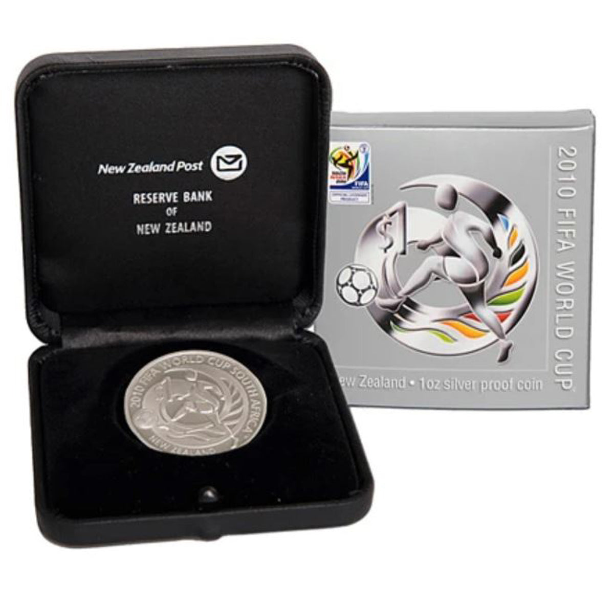 2010 $1 FIFA World Cup New Zealand - Pure Silver Coin