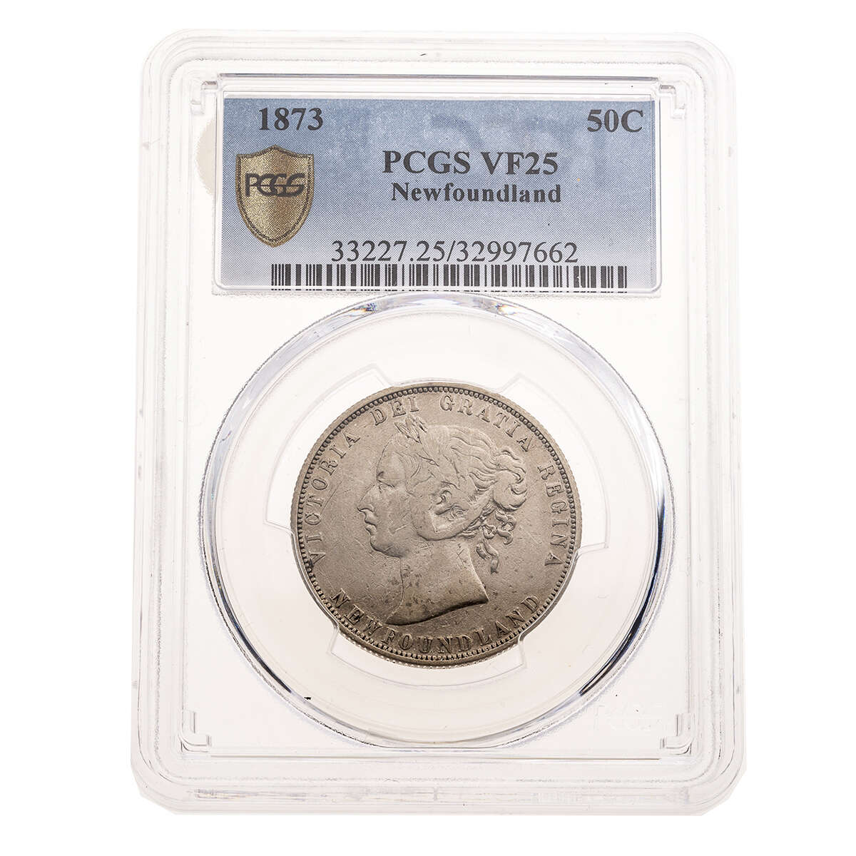 NFLD  50 cent 1873  PCGS VF-30