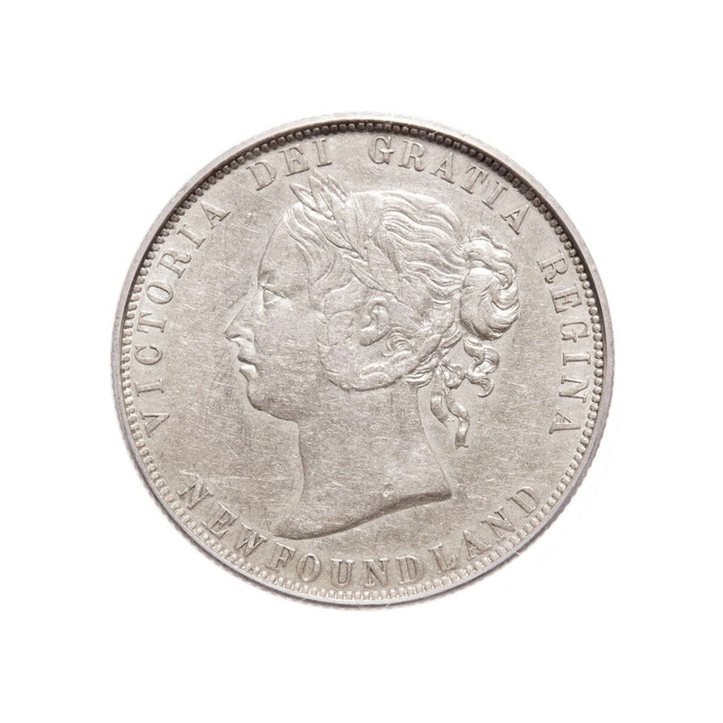 NFLD  50 cent 1874  PCGS EF-45