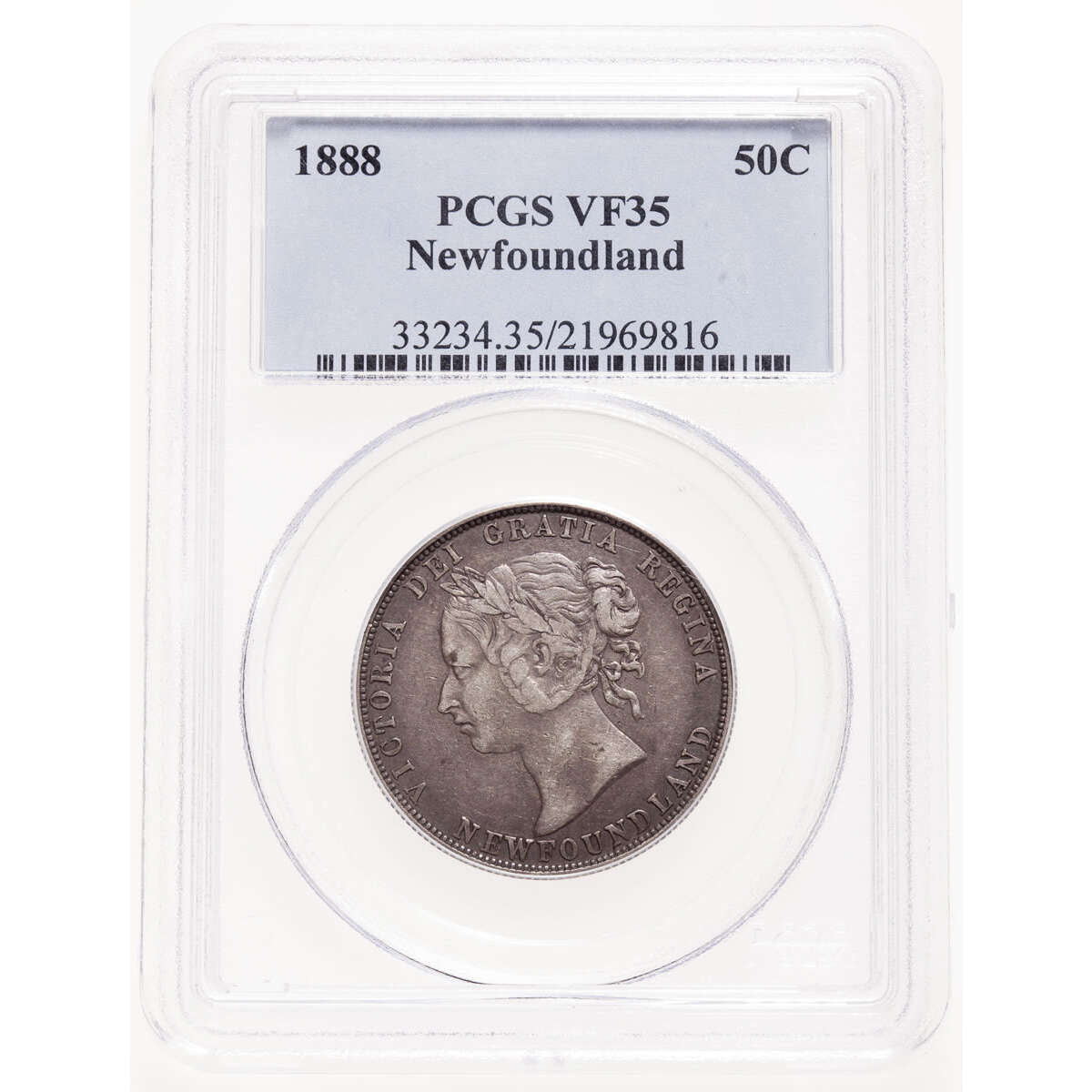 NFLD  50 cent 1888  PCGS VF-35