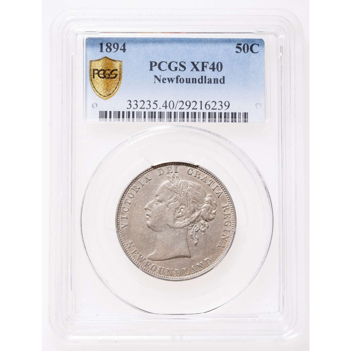 NFLD  50 cent 1894  PCGS EF-40