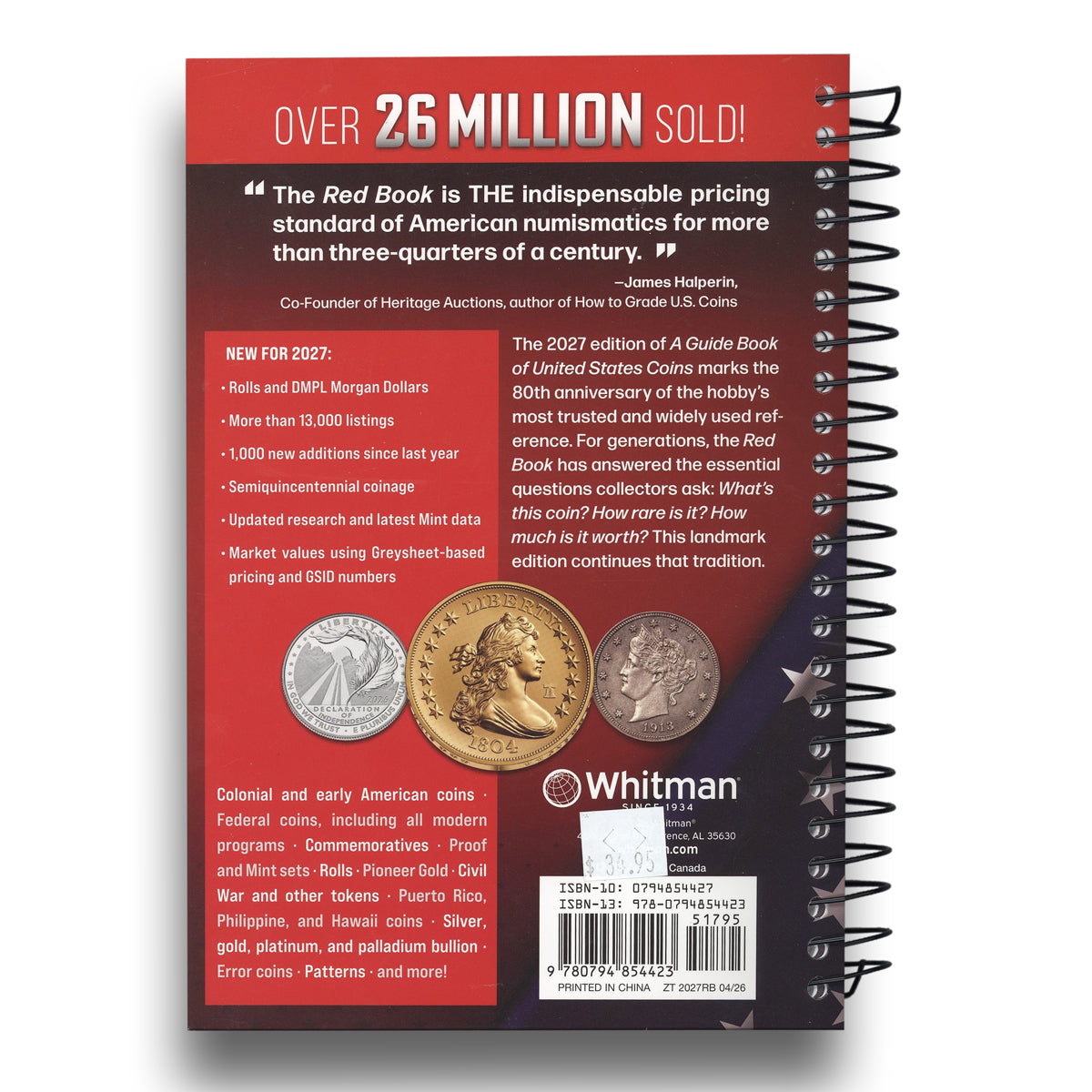A Guide Book of United States Coins 2027