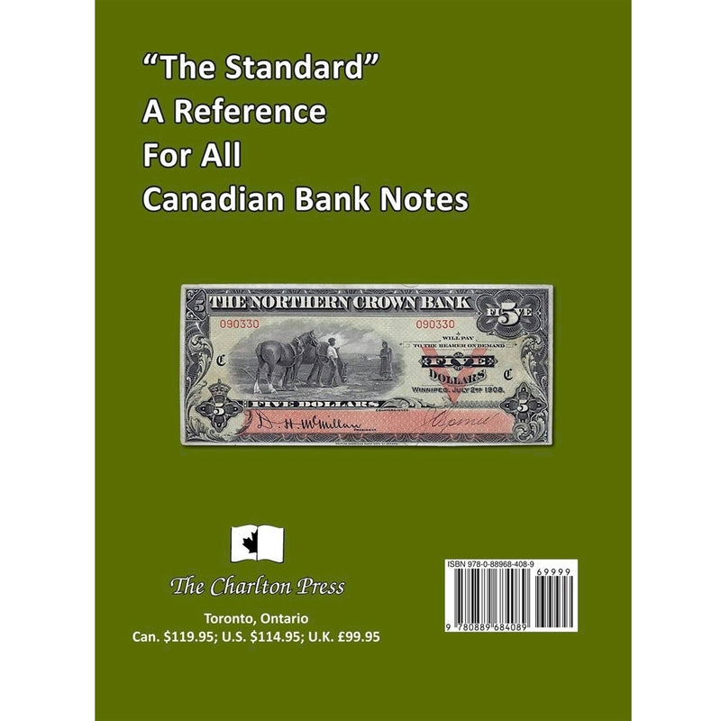 Canadian Banknotes Examples Canadian Bank Notes - 9th Edition