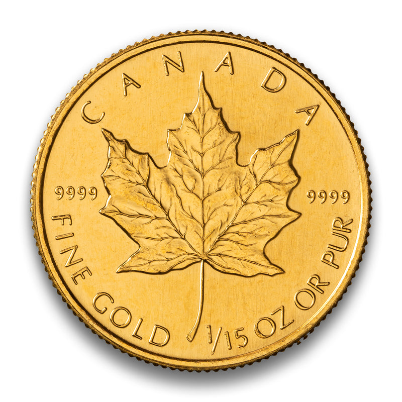 1994 $2 1/15th oz Gold Maple Leaf Coin