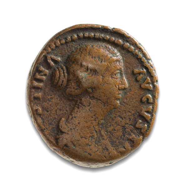 Ancient Rome As Faustina II 175 AD F-15