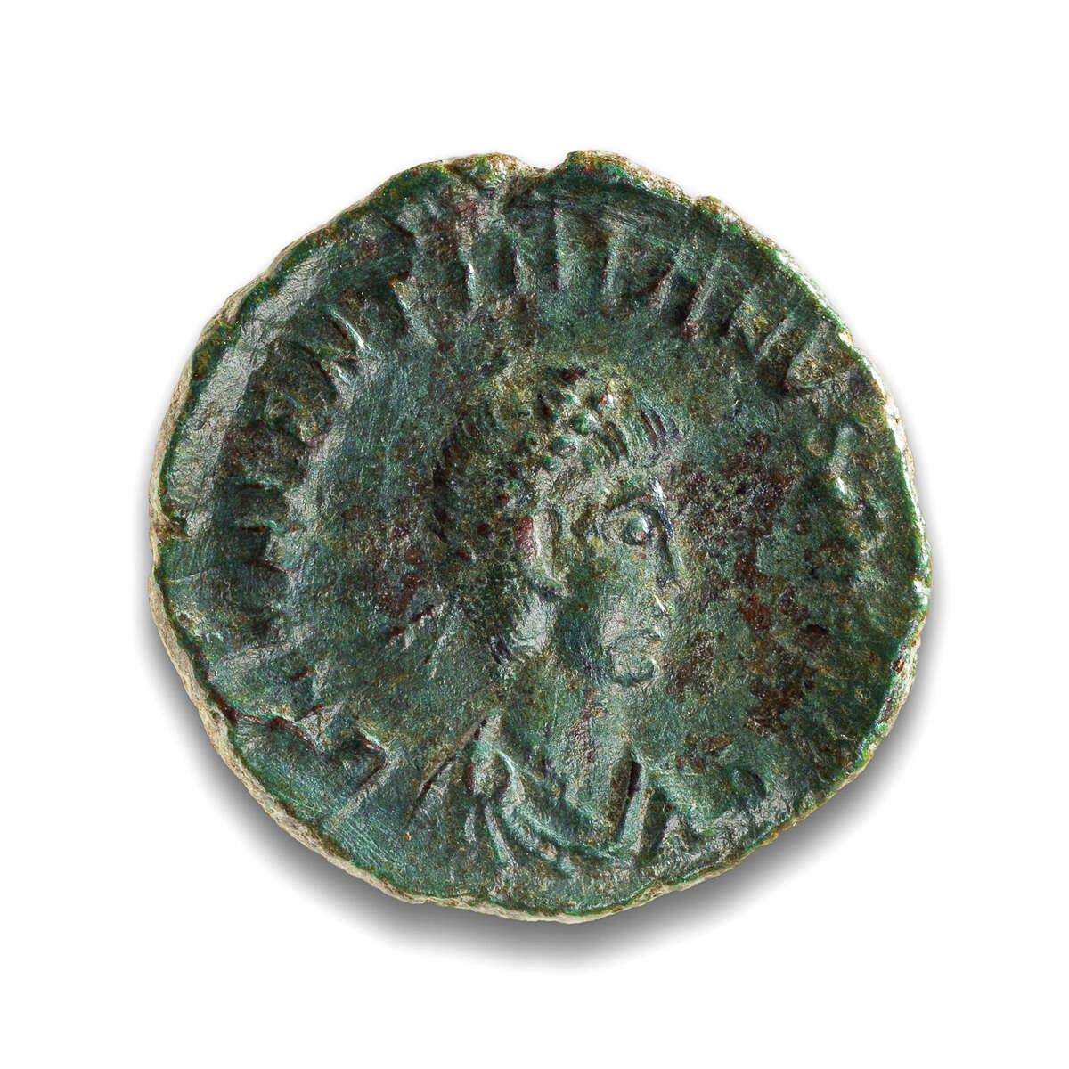 Roman Empire AE4 Valentinian II 378 AD EF-40