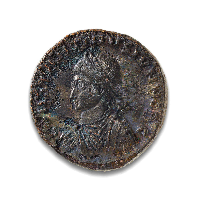 Ancient Rome AE3 Constantine II 337 AD EF-40