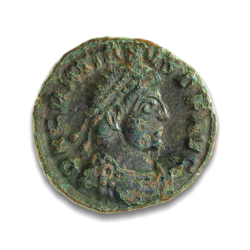 Ancient Rome AE3 Gratian 367 AD EF-40