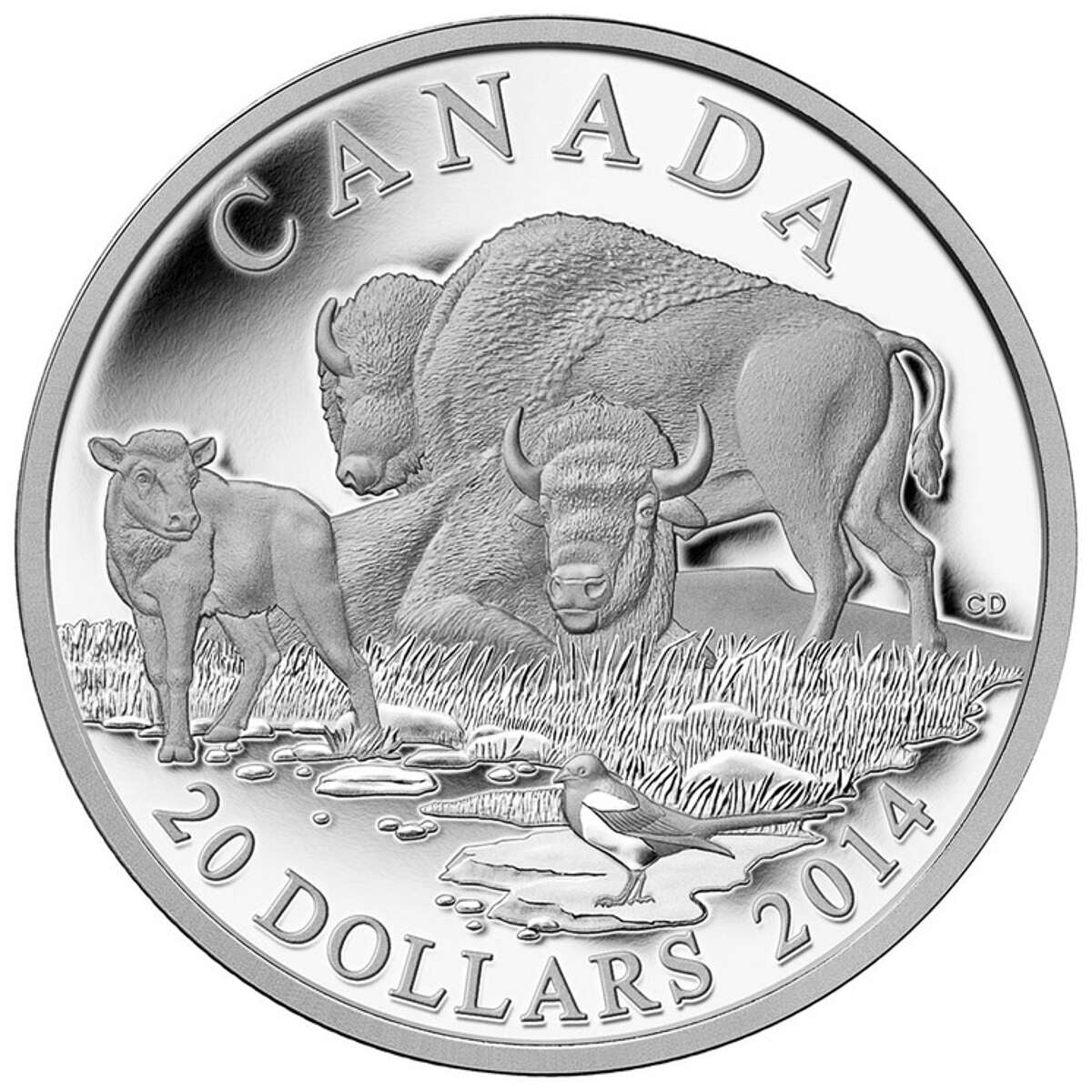 2014 $20 The Bison Fine Silver 4-Coin Set