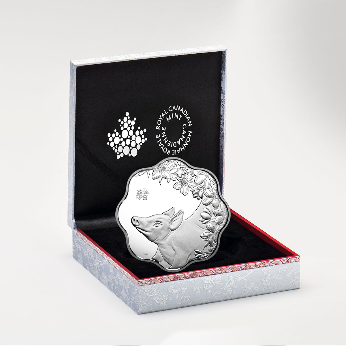 2019 $15 Lunar Lotus Year of the Pig - Pure Silver Coin