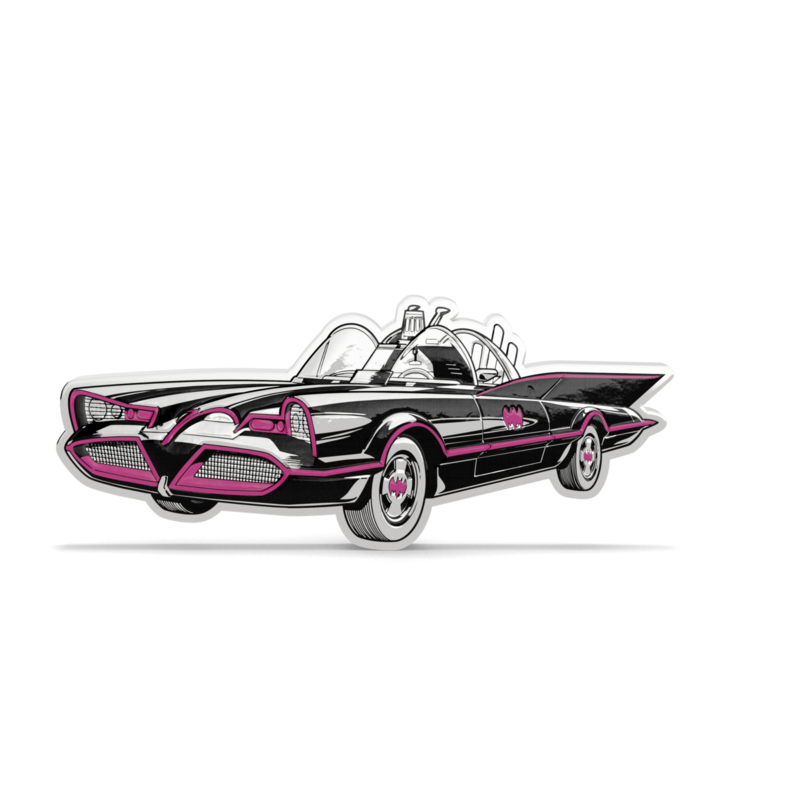 2025 $2 BATMAN™66: Batmobile - Pure Silver Coin
