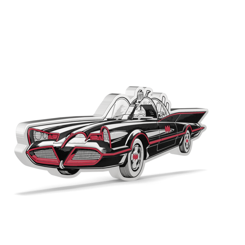 2025 $2 BATMAN™66: Batmobile - Pure Silver Coin