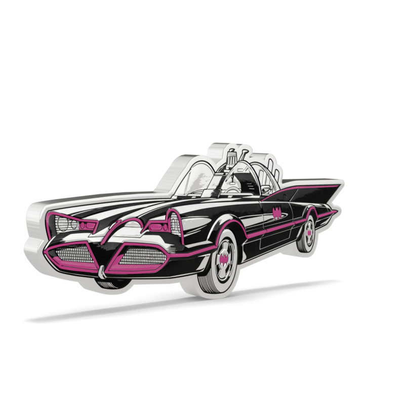 2025 $2 BATMAN™66: Batmobile - Pure Silver Coin