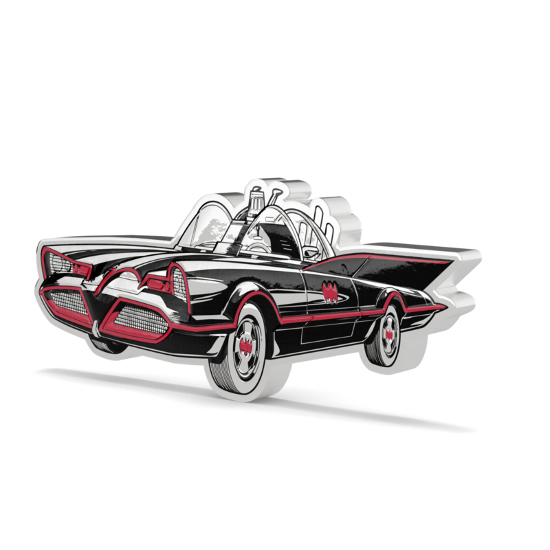 2025 $2 BATMAN™66: Batmobile - Pure Silver Coin