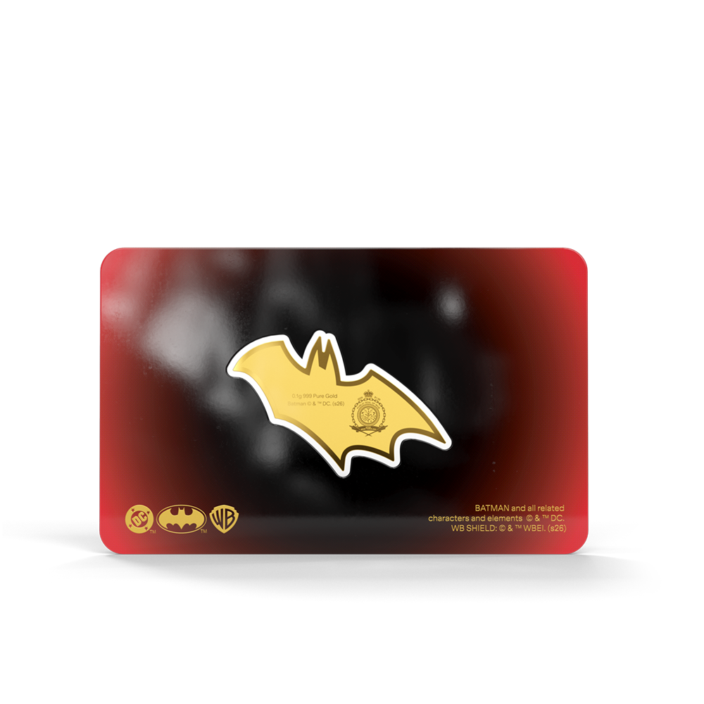 2026 $1 DC Heroes: Batman - Pure Gold Coin