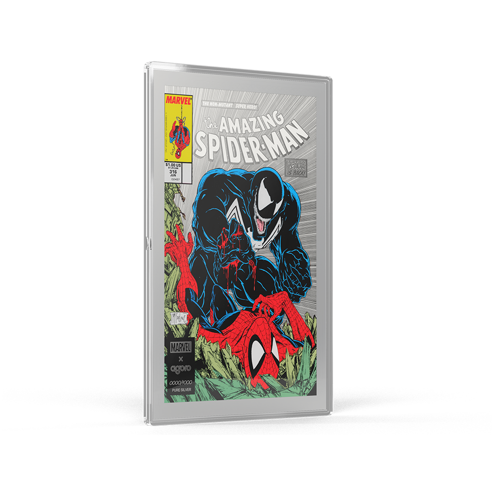 2026 $2 Marvel The Amazing Spiderman #316: Venom Unleashed - Pure Silver Coin