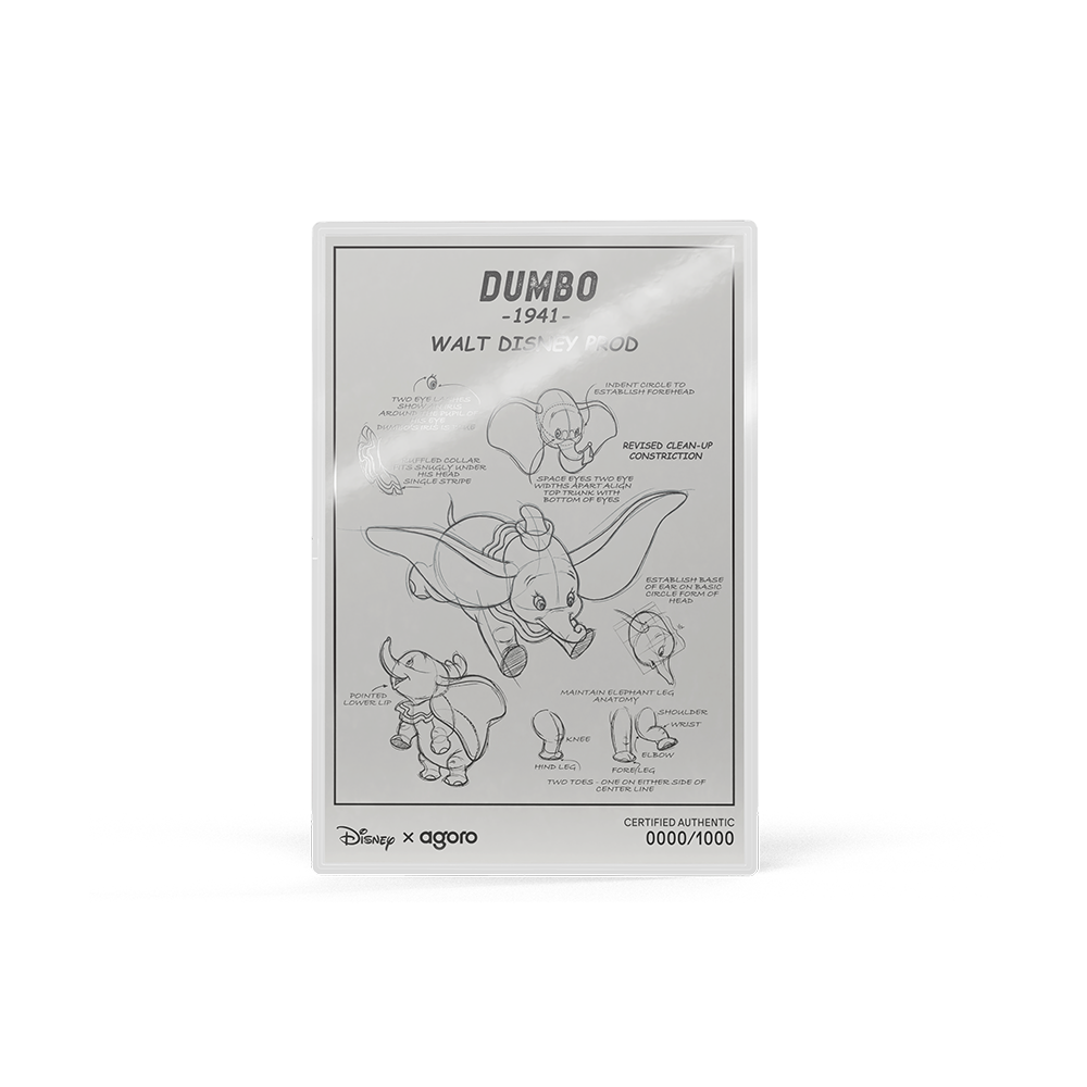 2026 $2 Disney Classics Collection: Dumbo - Pure Silver Foil and Coin