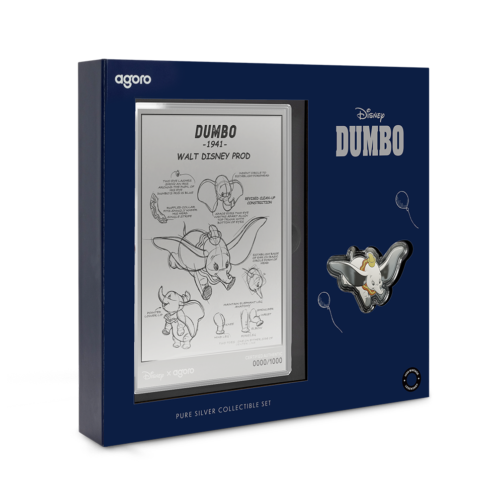 2026 $2 Disney Classics Collection: Dumbo - Pure Silver Foil and Coin