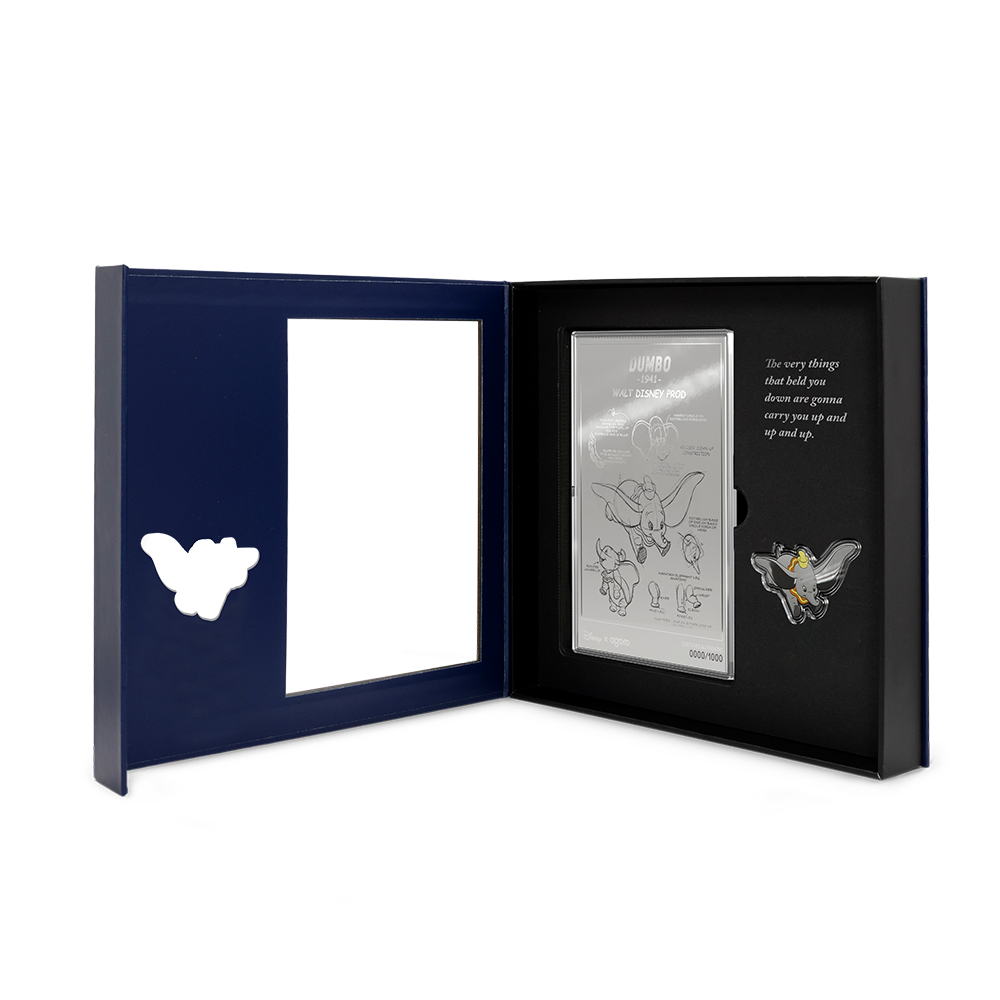 2026 $2 Disney Classics Collection: Dumbo - Pure Silver Foil and Coin