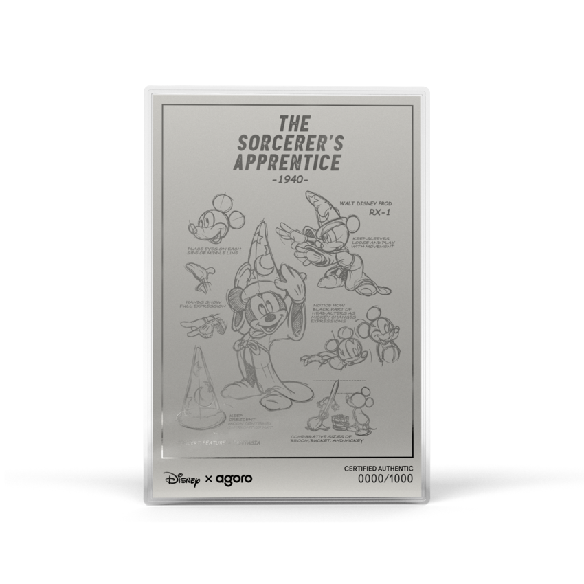 2025 $2 Disney Classics Collection: Fantasia - Pure Silver Foil and Coin