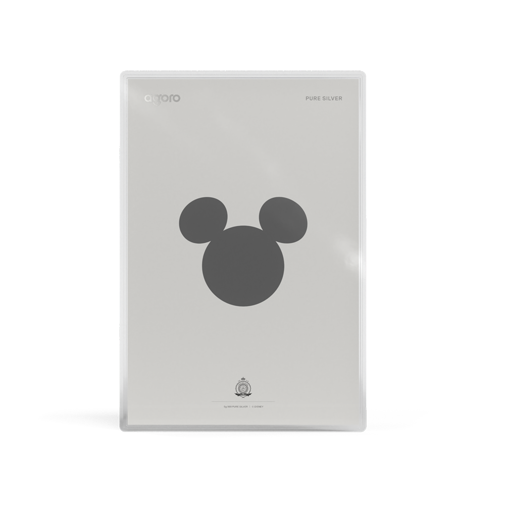 2026 $1 Disney Art Deco Collection: Mickey Mouse - Pure Silver Foil