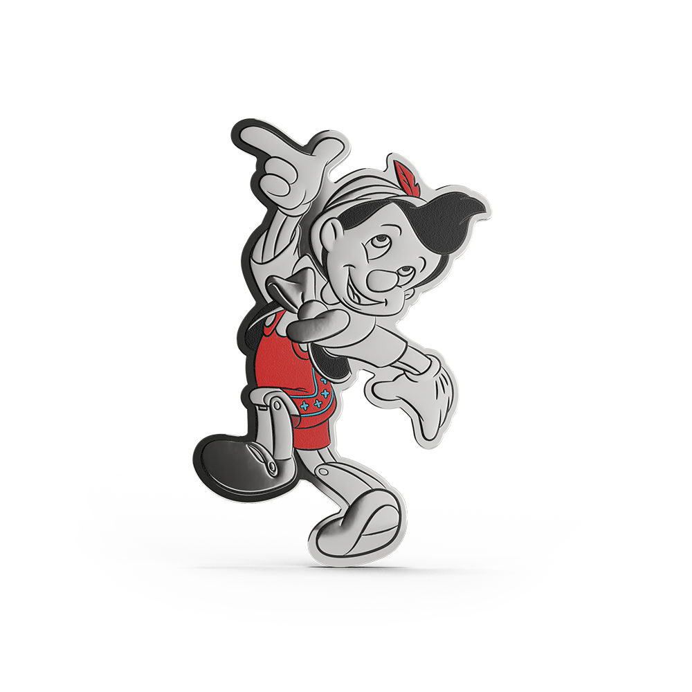 2026 $2 Disney Classics Collection: Pinocchio - Pure Silver Foil and Coin