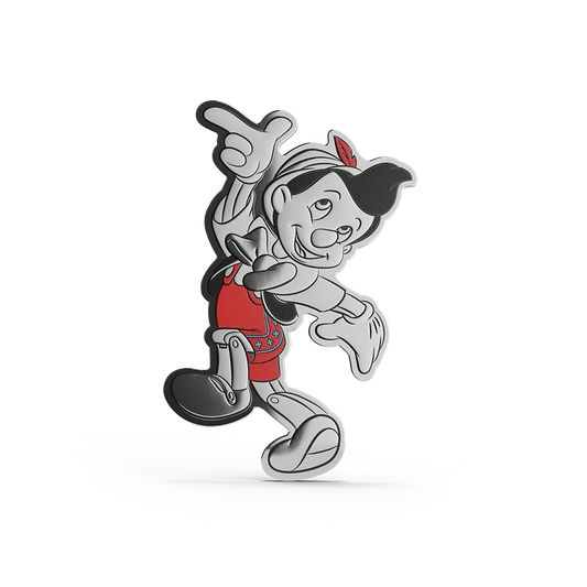 2026 $2 Disney Classics Collection: Pinocchio - Pure Silver Foil and Coin