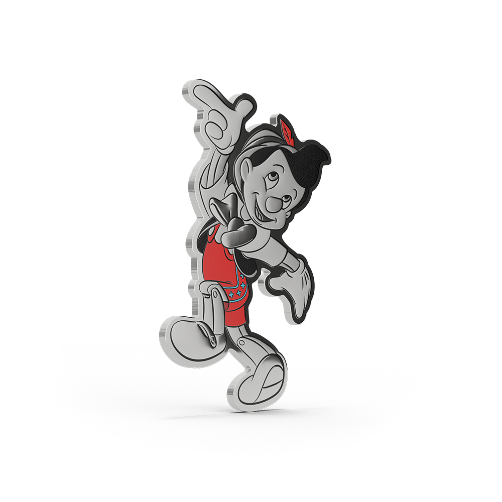 2026 $2 Disney Classics Collection: Pinocchio - Pure Silver Foil and Coin
