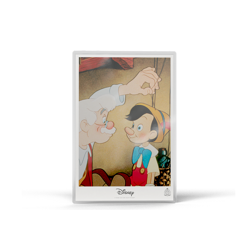 2026 $2 Disney Classics Collection: Pinocchio - Pure Silver Foil and Coin
