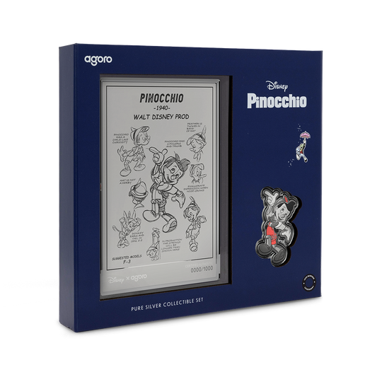 2026 $2 Disney Classics Collection: Pinocchio - Pure Silver Foil and Coin