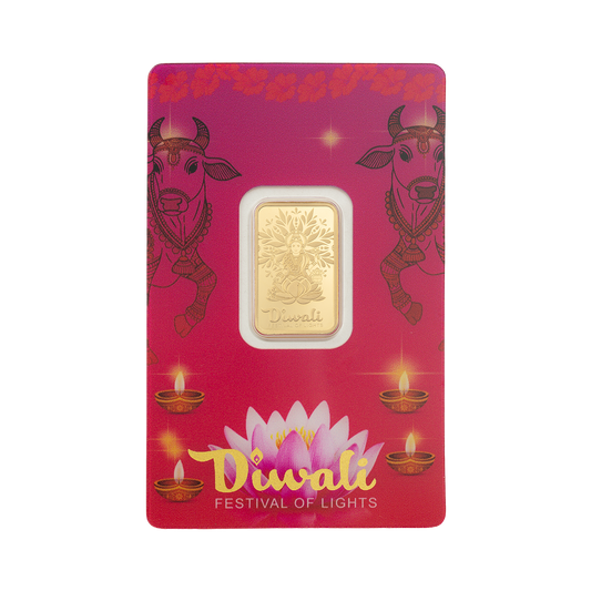 Lakshmi & The Sacred Cow - 5g Pure Gold Bar