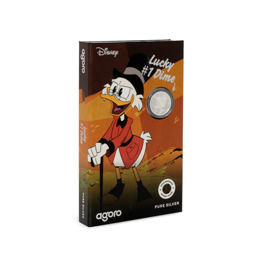 2026 10c Disney Ducktales: Scrooge McDuck Lucky Dime - Pure Silver Coin
