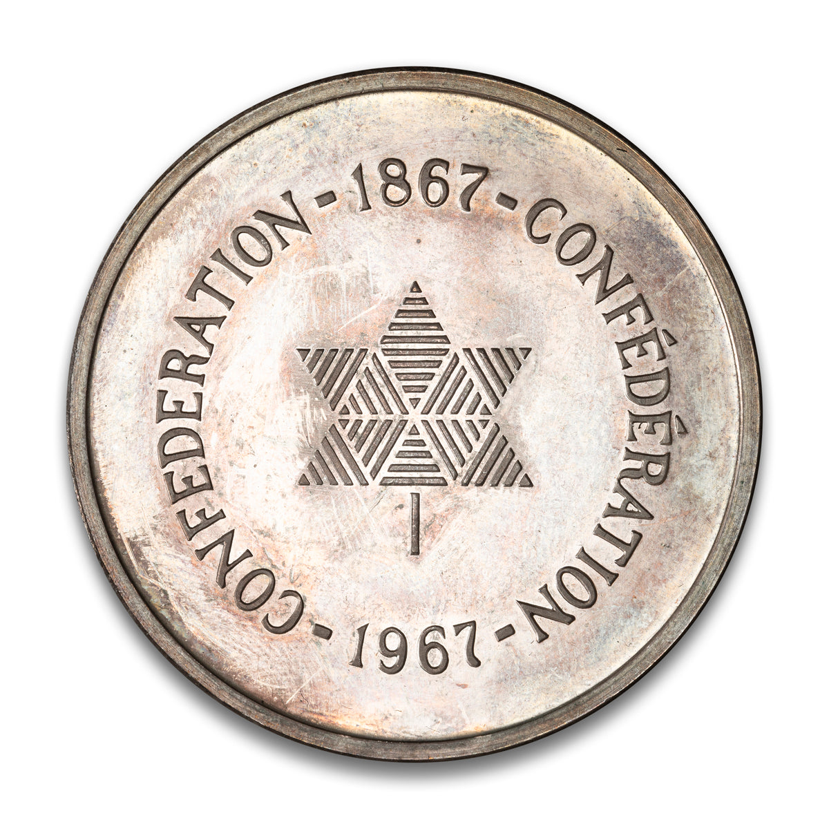 Canada 1867-1967 Canada Confederation Sterling Silver Medal